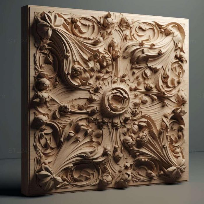 Patterns and decorations (stl Lynk Co 02 1, PATTERN_1009) 3D models for cnc